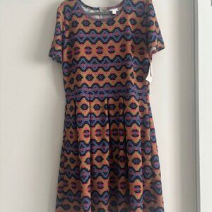 Rare Find!  NWT Amelia Dress Aztec Geometric Print 3X